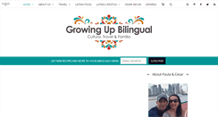 Desktop Screenshot of growingupbilingual.com